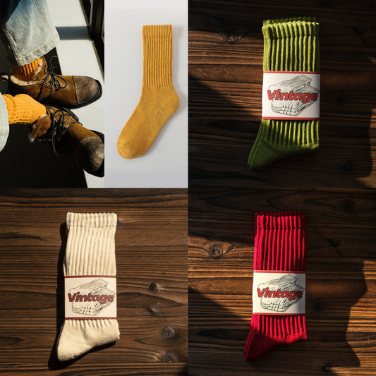 4-Color Art-Inspired Sock Bundle